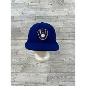 Milwaukee Brewers New Era Authentic‎ On-Field 59FIFTY Fitted Hat Cap 7-1/4"